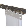 Ophanglat inox 1m voor tochtlint