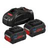 Starterset ProCORE 18V 2x5.5Ah, Met lader GAL 1880 CV