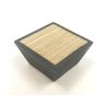 Knop MATRIX COMBI brons geoxideerd