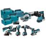Combopack DLX7012T3J: DHP489+DTD158+DHR243+DJV181+DHS680+DTM53+DGA506