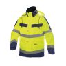 Jas Hi-Vis ATLANTIS (200gr) PES70 Fluo Geel/Marineblauw 2XL