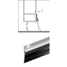 Tochtprofiel LNG Lip, 60x5mm, 2.5m