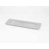 Briefplaat vlak 330x100 aisi 316