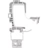 Clip SHA 20 grijs B73.5xH102.5xD24-32mm, 100st