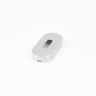 Rozet BB ovaal inox 11mm