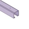 Rail boven alu 0500/1 50-80kg 6m