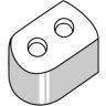 Steunbeugel pvc 76/18