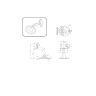 Leuninghouder inox BS SS304 zicht. bev.