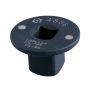 Adapter 1/2" x 3/4" extra dun en magnetisch