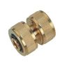 Koppelstuk messing 3/4"