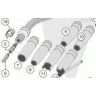 Kontakttiphouder M6 ml 250