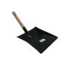 Vuilblik metaal met houten steel 40x23cm