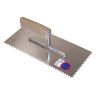 Lijmkam getand inox met handgreep