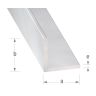 Hoekprofiel alu F1 20x20x1.5mm, 2m