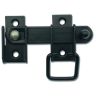 Luiksluiting met ring zwart 1016