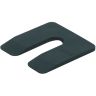 Uitvulplaat gleuf 12mm 3mm zwart, 48st
