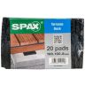 Pads voor terras 100x100x8mm, 20 stuks