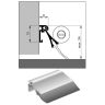 Valdorpel alu mont.op deur 15x8mm