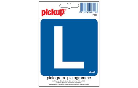 Picto zelfklevend L 10x10cm
