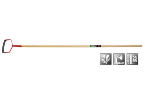 Schoffelhak 160mm met steel 1.5m