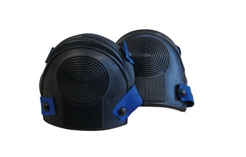 Kniebeschermers rubber harmonica 4-plooi