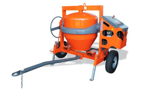 Betonmolen 350L mono 2PK getrokken