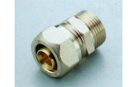 Koppeling recht Egalpex art.572 + O-Ring 1/2M x 16x2 (1/2)