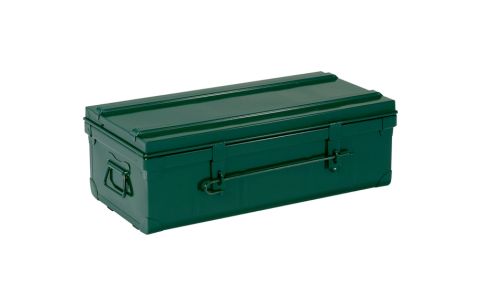 Reiskoffer metaal groen
