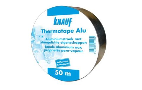 Kleefband thermo alu zelfkl. 50mm 20m