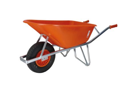Kruiwagen Bouw GO100PD Oranje 110L 2ply