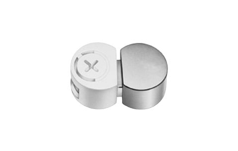 Verbinder die 30 x h20mm zamack/wit
