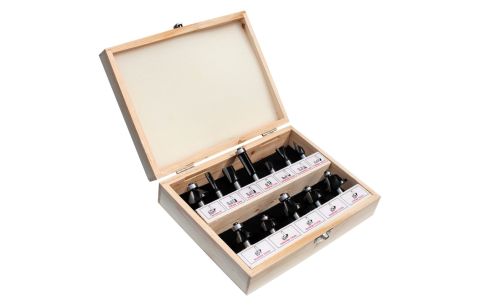 Koffer EBITLINE met 12 frezen