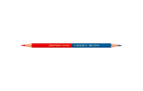 Potlood bicolor blauw-rood