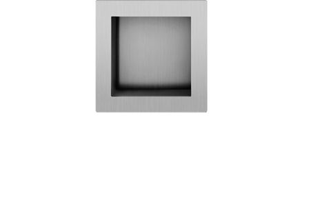 Inkapgreep 4253 vierkant open inox