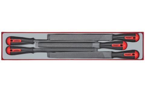 Vijlenset 250mm tc-tray 5-dlg