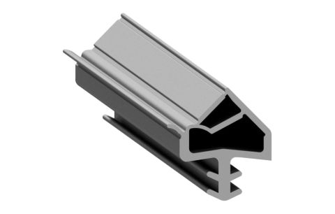Dichting L7700 zwart 100m functioneel deurdichtingsprofiel