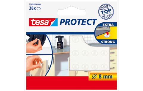 Anti-slip demper transparant dia 12mm