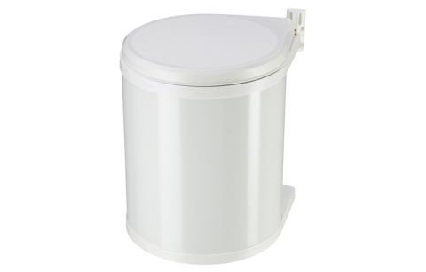 Afvalemmer Inbouw Wit 15L