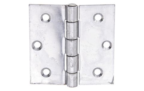 Scharnier met stift los inox 76x76x2