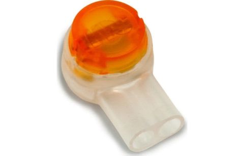 Scotchklem connector 2x0.4-0.9mm2 geel