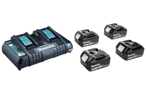 Starterset LXT 18V 4x5.0Ah, Met duolader DC18RD