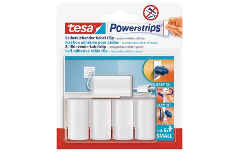 Kabel-clips 5 + 6 powerstrips mini