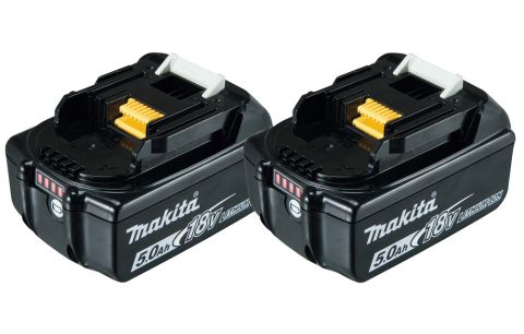 Accu Makita BL1850B Twinpack 18V 2x5.0Ah
