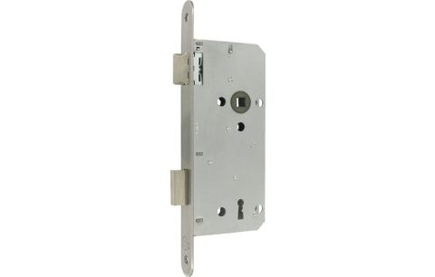 Deurslot BB A1390 doorn 50mm, as 90mm, afgeronde voorplaat, keerbaar