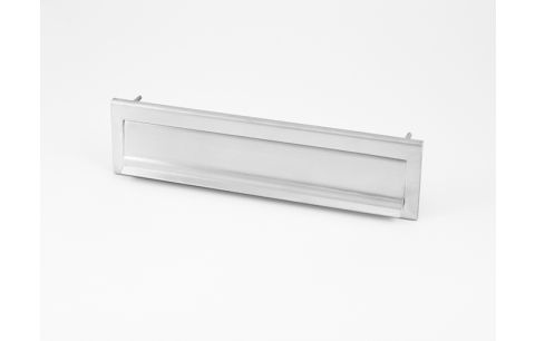 Briefplaat uitklap 290x75 aisi 316 ss