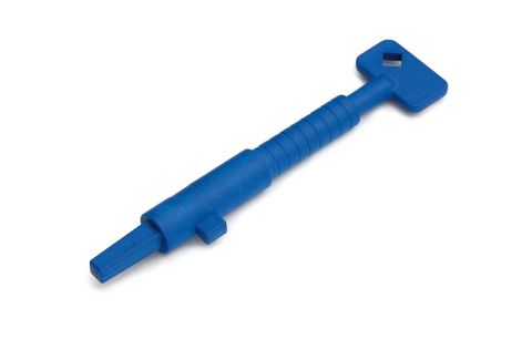 Bouwsleutel K univers DX kunstof blauw
