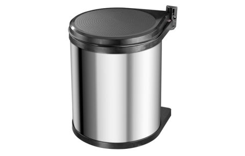 Afvalemmer Inbouw Inox 15L