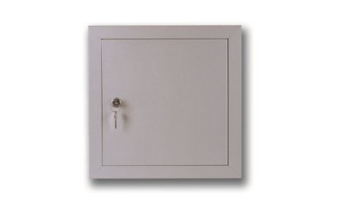 Brievenkastdeur 529/2 alu, zonder klep