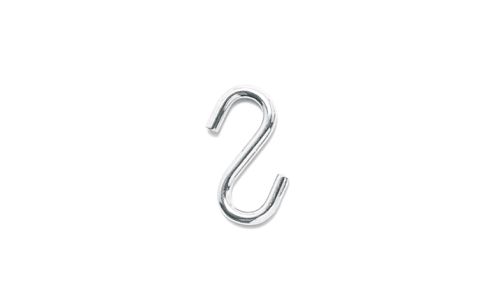 S-haak inox 4mm EN1.4301