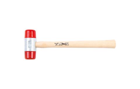 Hamer plastiek rood